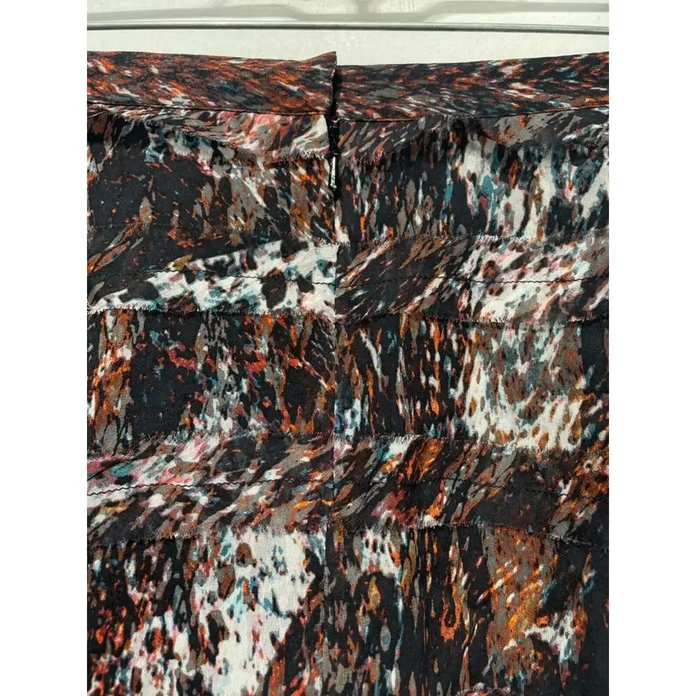 pjk patterson j. kincaid silk tiered mini skirt Size S